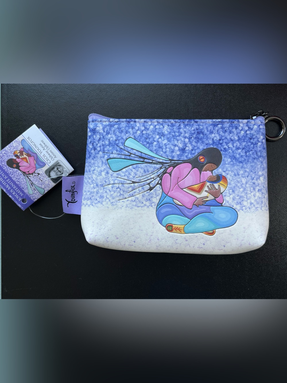 Small indigenous Artist Designed Change Purse
